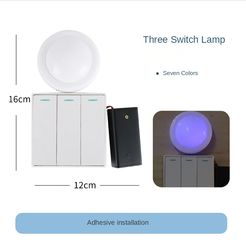 Busyboard DIY Accessories Tricolour Electric Bulb Light Switch Button Key Racket Hand-Cranking Montessori Busy Board Materials