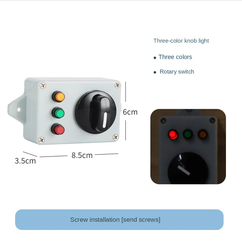 Busyboard DIY Accessories Tricolour Electric Bulb Light Switch Button Key Racket Hand-Cranking Montessori Busy Board Materials